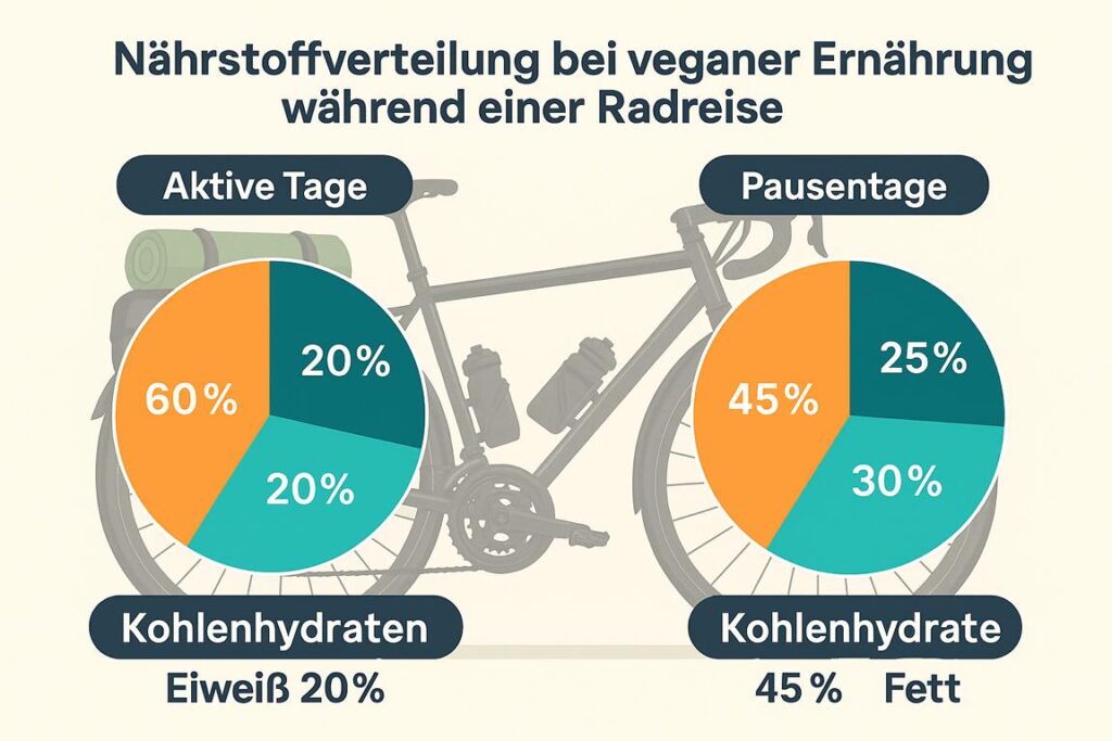 Makronährstoffe auf Radreisen