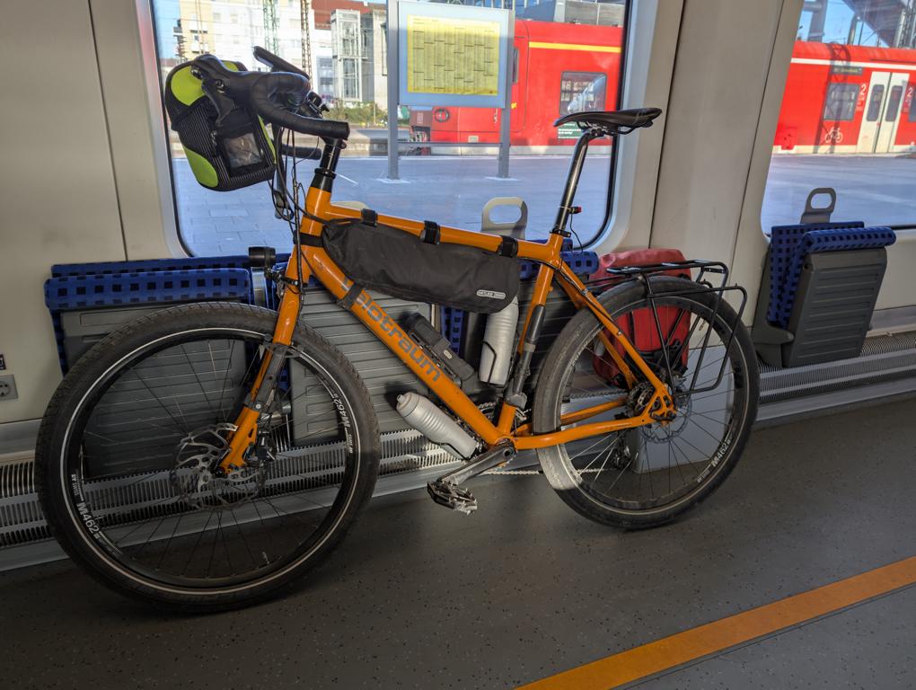 Fahrrad in der Bahn